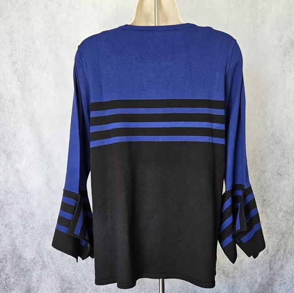 Alfani Scoop Neck Sweater with Square Bell Sleeves - Picture 4 of 7